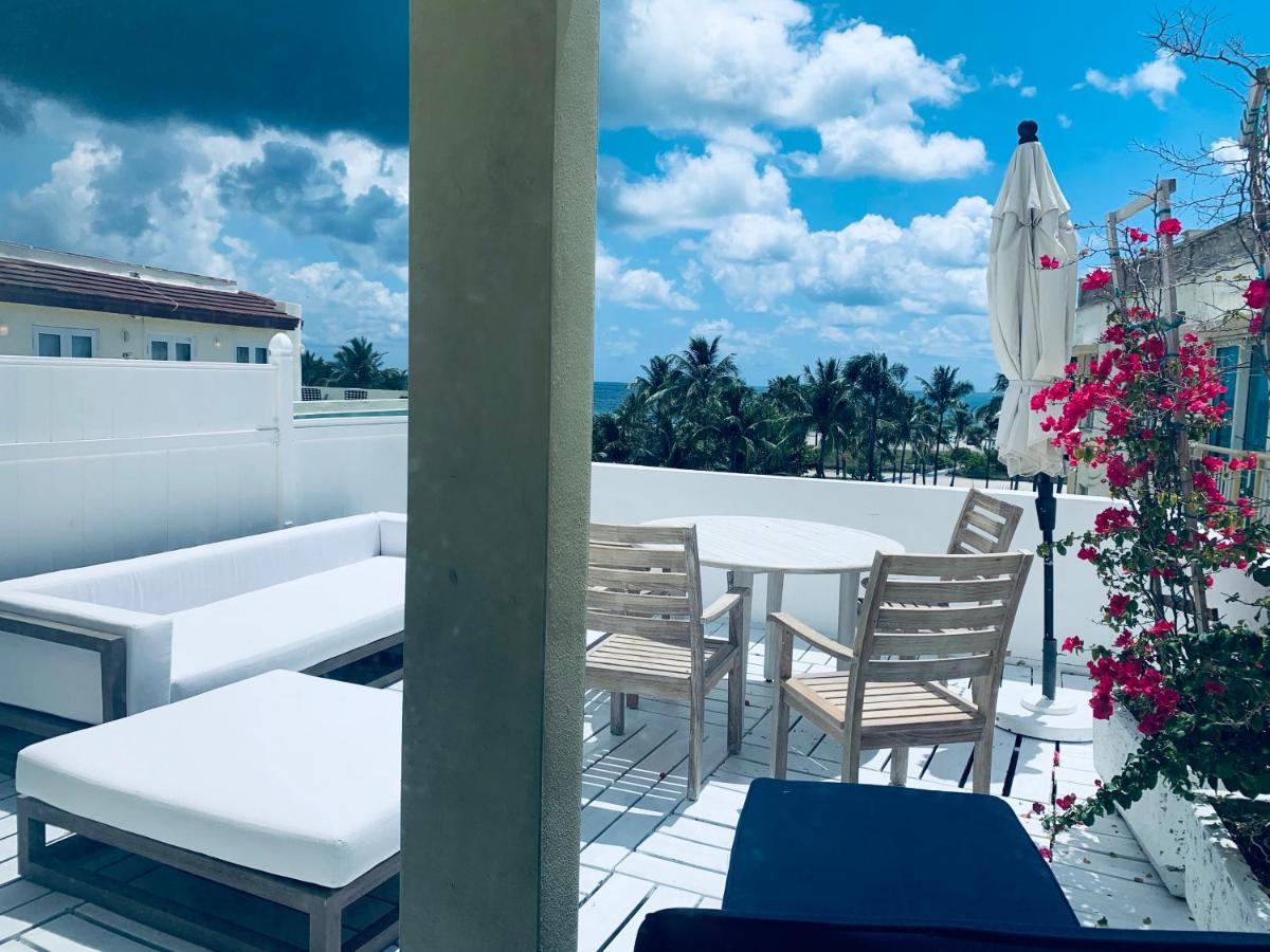 الشقق الفندقية ميامي بيتشفي  Sunrise Penthouse Ocean View Terrace Beach Few Steps Away Sobe المظهر الخارجي الصورة